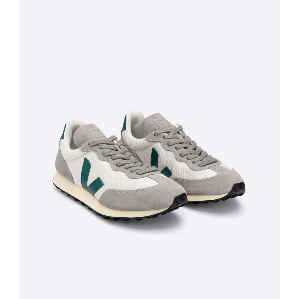 παπουτσια για τρεξιμο γυναικεια Veja RIO BRANCO HEXAMESH Grey/Green | GR 429MQZ